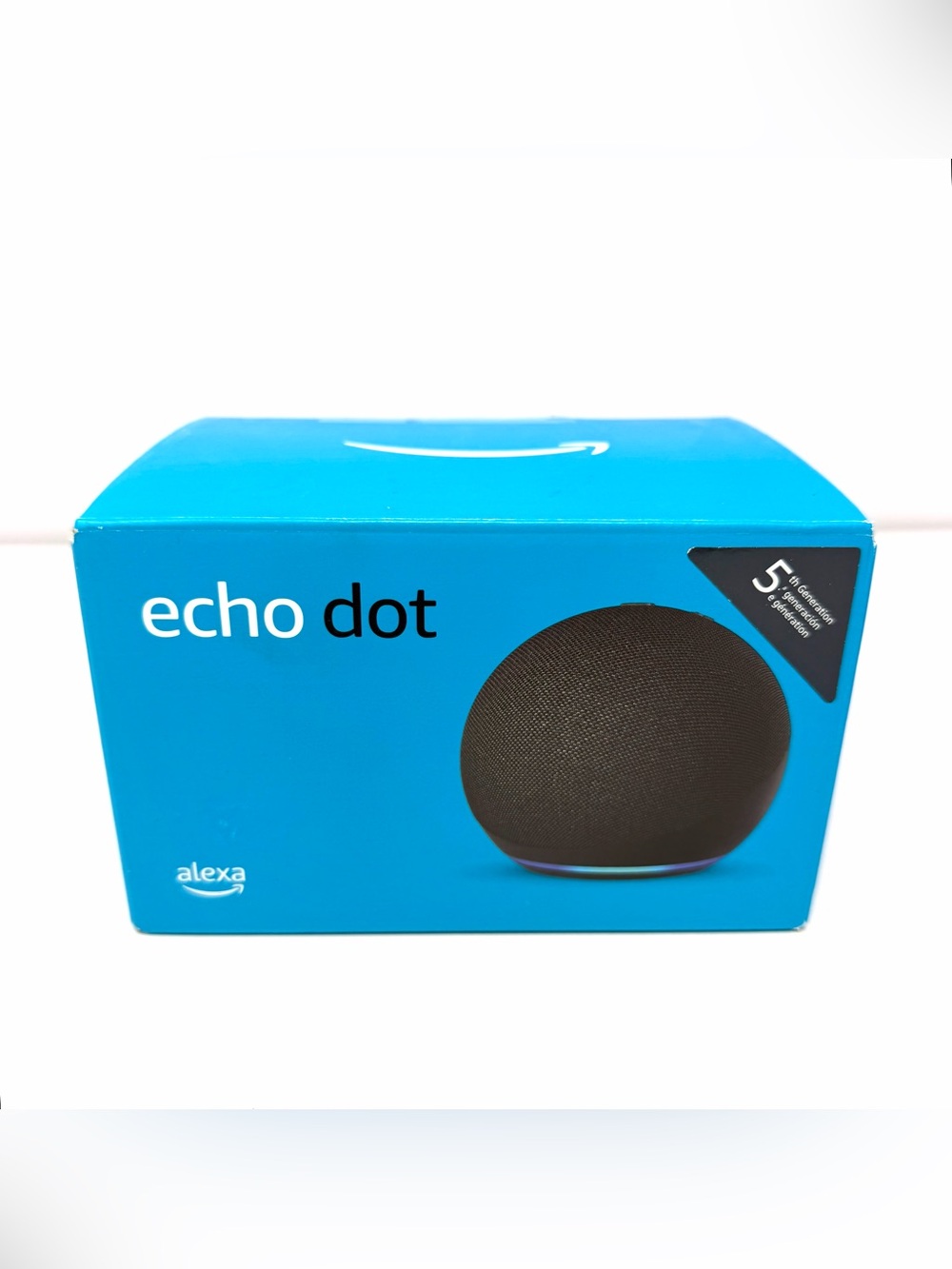 Amazon Echo Dot 5th Gen. Smart Speaker Charcoal Brand New Open Box Complete